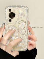 ชุด Tang เหมาะสำหรับเคสโทรศัพท์มือถือ Huawei P60 P50เด็กผู้หญิงที่เรียบง่าย P50e P60art ใหม่สร้อยข้อมือ P40ผีเสื้อสร้อยข้อมือ P30ซิลิโคนอ่อนนุ่มฝาครอบป้องกันการตกน้ำหล่นรวมทั้งหมด