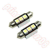 เลี้ยวหลอดไฟ DC 12โวลต์36มิลลิเมตร3 LED 5050 SMD 6418ข้อผิดพลาดฟรีโคมไฟสำรองข้อมูลย้อนกลับไฟท้ายเบรกไฟกระพริบผกผันแสง