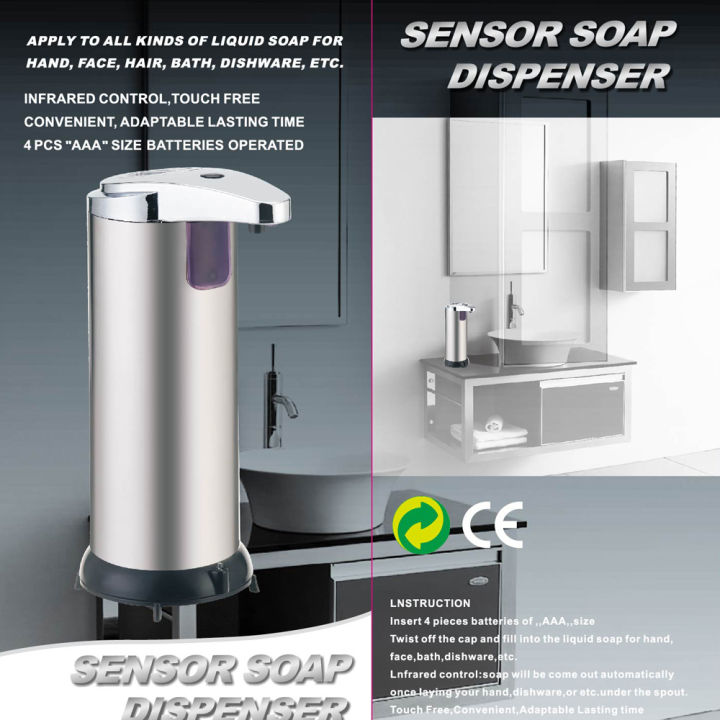 250ml-inligent-automatic-liquid-soap-dispenser-bathroom-dispenser-for-kitchen-bathroom-foam-dispenser-touchless-hand-sanitize