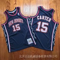 NBA Brooklyn Nets No.15 Vince Carter Jersey Dense Embroidery Basketball Jersey Casual Wear Vest Sports Top City Jersey Retro Jersey New Jersey Workout Clothes Training Clothes Perf