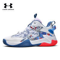 Under Armour_ UA Unisex Jet 21 Basketball Shoes อันเดอร์ อาร์เมอร์ ร้องเท้าผ้าใบออกกำลังกายสำหรับทุกเพศ