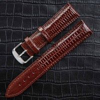 Fashion Leather Watchband Lizard Pattern Pin Buckle Watch Strap for Women and Man 12mm 14mm 16mm 18mm 20mm 22mm 24mm