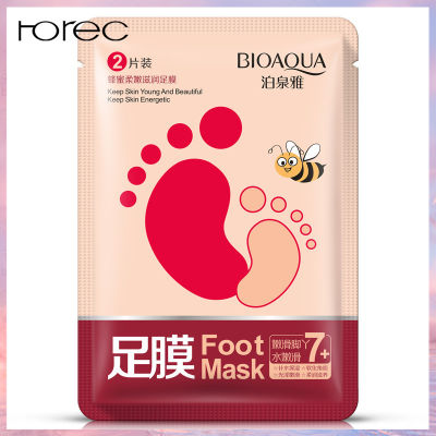 Horec Honey Soft Moisturizing Foot Mask Hydrating Moisturizing Hand Care การดูแลเท้าขัดผิว