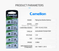 [ฟรี Shipg] 2ชิ้น LR41ปุ่มเซลล์แบตเตอรี่ Camelion 100 ต้นฉบับ SR41 AG3 G3A L736 192 392A ZnMnO2 1.5โวลต์เหรียญ