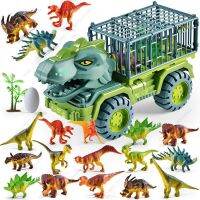 Dinosauri Trasosporto Auto Dinosauro Carrier Camion Giocattolo อินโดไมนัสเร็กซ์ Jurassic World Diocattoli Regali Di Natale Per Bambini Auto Giocattolo