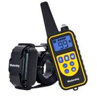 800M Dog Training Collar Electric Shock Collars For Dog IP67 Diving Waterproof 915Mhz Remote Control Device Charging LCD Display