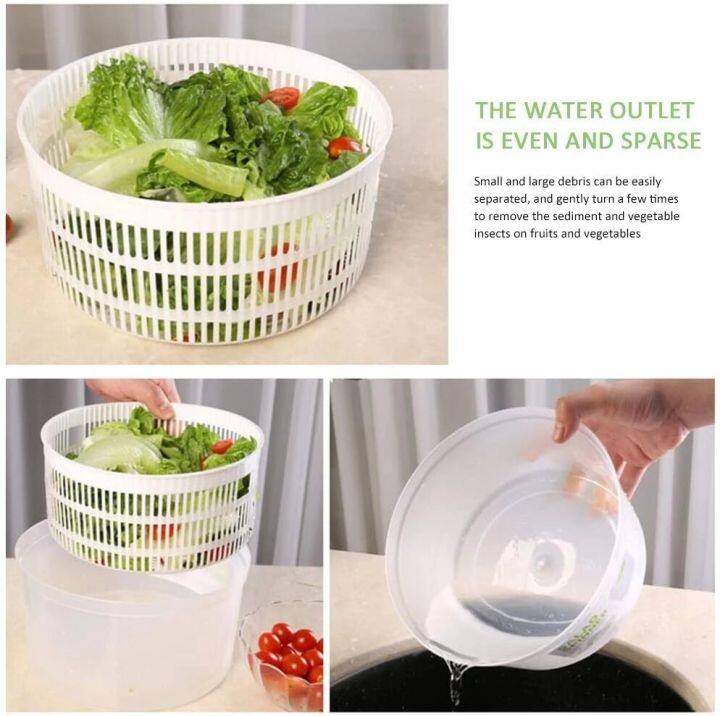 2-4-pcs-5l-ที่ล้างผัก-กะละมังล้างผัก-salad-spinner-ที่สลัดน้ำออกจากผัก-สลัดสปินเนอร์-สปินเนอร์-ใช้ล้าง-แช่-และสะเด็ดน้ำออกจากผัก-relaxhome