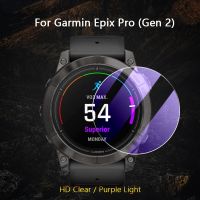 สำหรับ Garmin Epix Pro Gen 2 42มม. 47มม. 51มม. บางเฉียบใสนาฬิกา/ป้องกันไฟฉายหลอดยูวี2.5D 9ชั่วโมงกระจกเทมเปอร์ป้องกันจอฟิล์ม