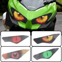 ♨สติกเกอร์ป้องกันสติกเกอร์ติดไฟหน้ารถด้านหน้าสำหรับ KAWASAKI NINJA400 NINJA 400 2018 2019 2020อุปกรณ์เสริมรถจักรยานยนต์3D