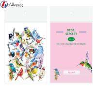 ALLEYDG หลากสี สติกเกอร์ติดผนัง สัตว์เลี้ยงสำหรับสัตว์เลี้ยง สติกเกอร์แบบใส สติกเกอร์สมุดติดรูป สติกเกอร์รูปนก ดีไอวาย