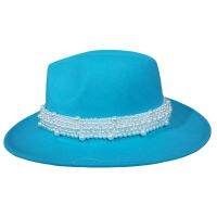 [Hana Clothing Store] หมวกทรงสูงหนังสำหรับ Fedora Cowboy Panama Band คอลเลกชัน Hatband Snap ไข่มุกตะวันตกสำหรับทุกเพศ