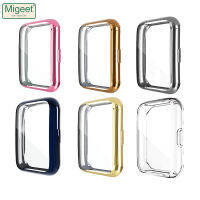 Migeet นาฬิกาเคสสำหรับหัวเหว่ยป้องกันหน้าจอแบบอ่อนใช้ได้กับ2เคสครอบคลุมกันกระแทก