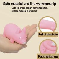 Funny Decompression Squeezing Toy Stretch Pig Novelty For Kids Practical Toy Gifts Decompression Squeezing Gags Jokes Funny A3M6