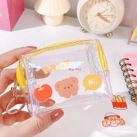 INS Style Transparent PVC Coin Purse Girl Cute Key Storage Bag