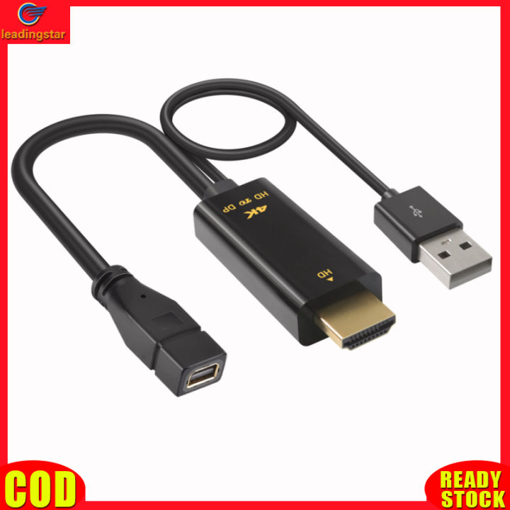 leadingstar-rc-authentic-converter-cable-compatible-forhdmi-to-mini-dp-female-socket-4k-60hz-video-cable-adapter-compatible-for-xbox-one-ps5