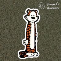 ʕ •ᴥ•ʔ ✿ พร้อมส่ง : เข็มกลัดลายเสือจากการ์ตูนคาลวินและฮอบส์ | Tiger From Cavin &amp; Hobbes Cartoon Enamel Brooch Pin.