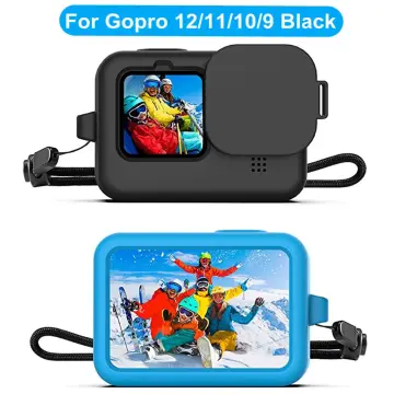 for Gopro Hero 12 11 10 Black Soft Silicone Case for Go pro Hero