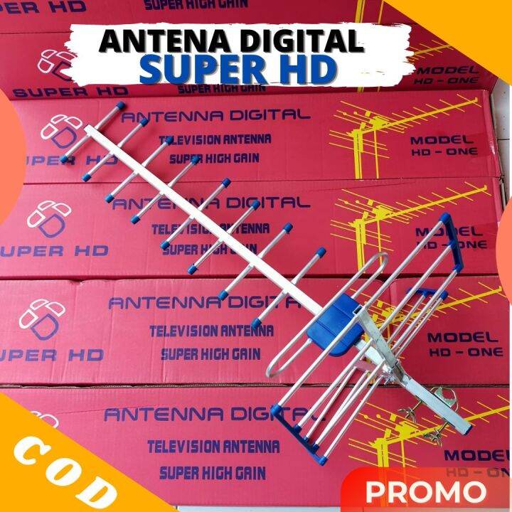 ANTENA DIGITAL SUPER HD ONE INCLUDE BOOSTER PEKA SINYAL TERBARU Lazada Indonesia
