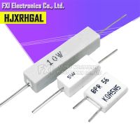 【CW】 10pcs 5W 10W BPR56 Cement resistance 0.1 10k ohm 0.33R 1R 10R 100R 0.22 0.33 1 10 100 1K 10K resistor igmopnrq