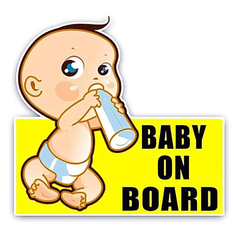 Car Sticker Lovely Cartoon BABY ON BOARD Baby Drinking Milk Pattern Sticker Color Reflective Warning Sticker Waterproof Sunscreen Beautiful Graphic Decoration | Lazada PH Car Sticker Lovely Cartoon BABY ON BOARD Baby Drinking Milk Pattern Sticker Color Reflective Warning Sticker Waterproof Sunscreen Beautiful Graphic Decoration | Lazada PH