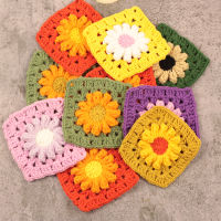 20 pieces with multi-color sewing accessories crochet flower handmade clothing patch creative decorative coaster 3 d simulation