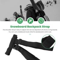 Skateboard Shoulder Carrier Skateboard Carry Strap Durable Adjustable Snowboard Skateboard Backpack Strap