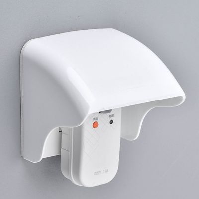 ☞ Avoir 86 Type Wall Waterproof Box Socket Ccessories Protection Box Plastic Rainproof Cover White Heighten Outdoor Switch Cover