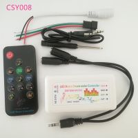 【♘COD Free Cas♘】 yulibu74040703 ตัวควบคุมสีในฝันแบบบลูทูธ Dc5-24v อินฟราเรด13คีย์รีโมทคอนโทรล Ws2812b แผงเมทริกซ์แถบไฟ Led พิกเซล512