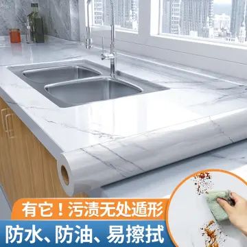 2mil Glossy Clear Furniture Protection Film Countertop Kitchen Oil