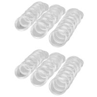 200Pcs 21mm Round Clear Plastic Coin Holder Capsules Box Storage Clear Round Display Cases Coin Holders