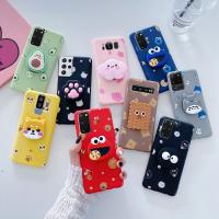 【Great. Cell phone case】3D การ์ตูนโทรศัพท์กรณีสำหรับ Samsung Galaxy S22 S21 S20 FE พัดลม Edition S10 S9 S8 S 21 20 Plus ฝาครอบซิลิโคน