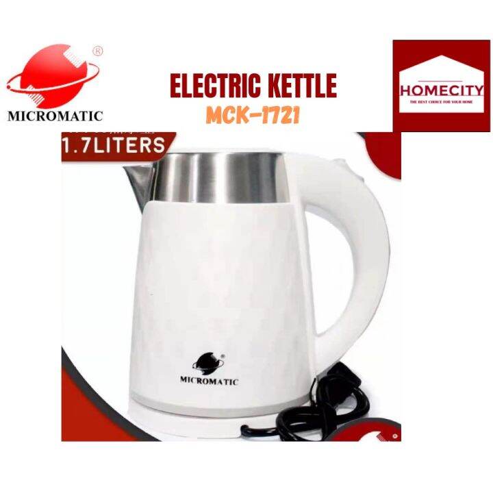 MICROMATIC ELECTRIC KETTLE MCK 1721 Lazada PH