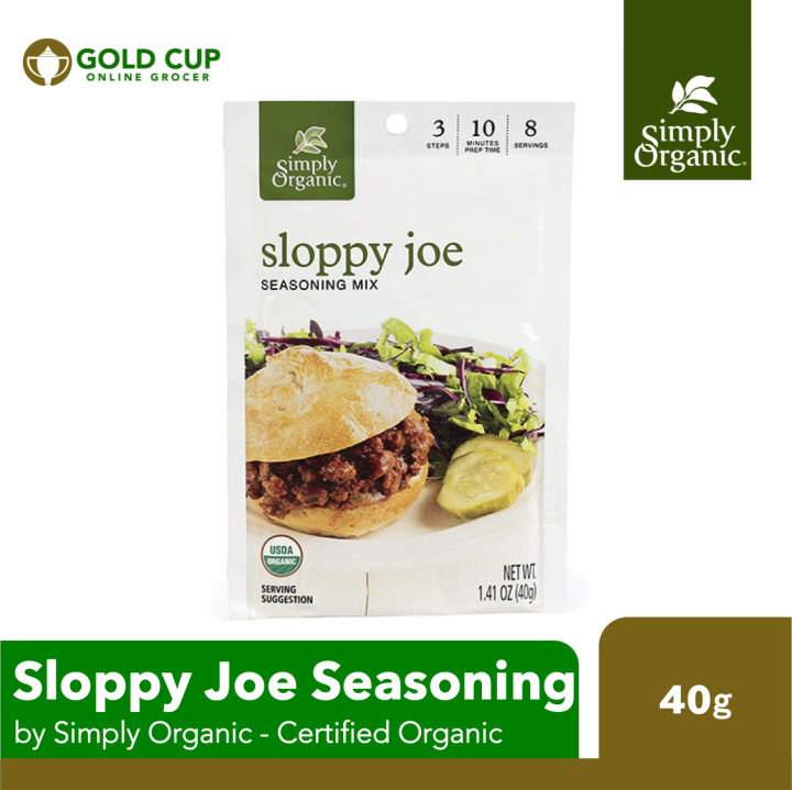 Simply Organic Sloppy Joe Seasoning Mix, 1.41 oz.