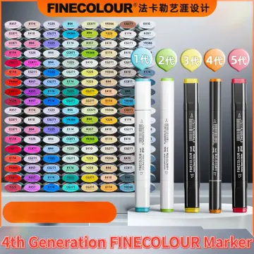 Finecolour EF103 240 Colors Art Marker Set Soft Dual Heads Oily Alcohol  Based Sketch Markers Pen For Artist Design Professional - AliExpress