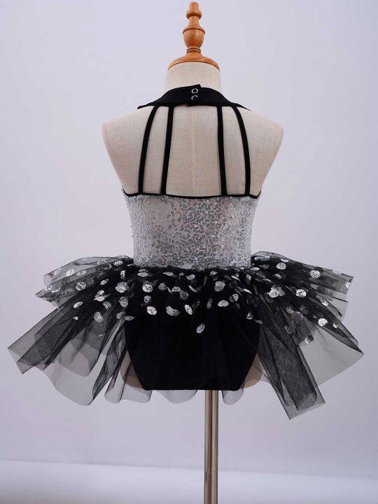 kids-girl-ballet-tutu-dress-for-children-jazz-dance-clothing-sequins-polka-dots-ballet-dance-costume-stage-performance-dancewear