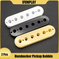 {: 》2ชิ้น ABS กีต้าร์ไฟฟ้าปิ๊กอัพสองคอยล์ Humbucker Slug Boin Lnternal รุ่นครอบคลุมกีต้าร์ไฟฟ้าอุปกรณ์เสริม