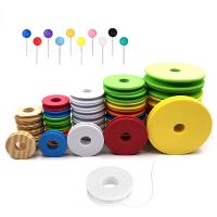 5Pcs Foam Sponge Fishing Line Board with 5 Pins Winding Wrapped Wire Board Bobbin Spool Fishing Accessories Rig Winders 3 Sizes Accessories