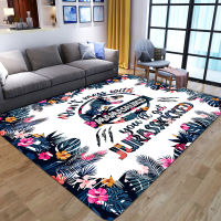 Home Decoration 3D Creative Flower Cars For Living Room Flannel Anti-slip Bedroom Bedside Sofa Area Rugs Child Play Floor Mat