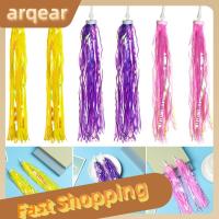 ARQEAR529453 2ชิ้นสีสันสดใสสำหรับเด็กเด็กผู้หญิงเด็กผู้ชายอุปกรณ์ปั่นจักรยานแฮนด์สามล้อมีพู่ประดับชิ้นส่วนสกู๊ตเตอร์ Hiasan Sepeda จักรยาน