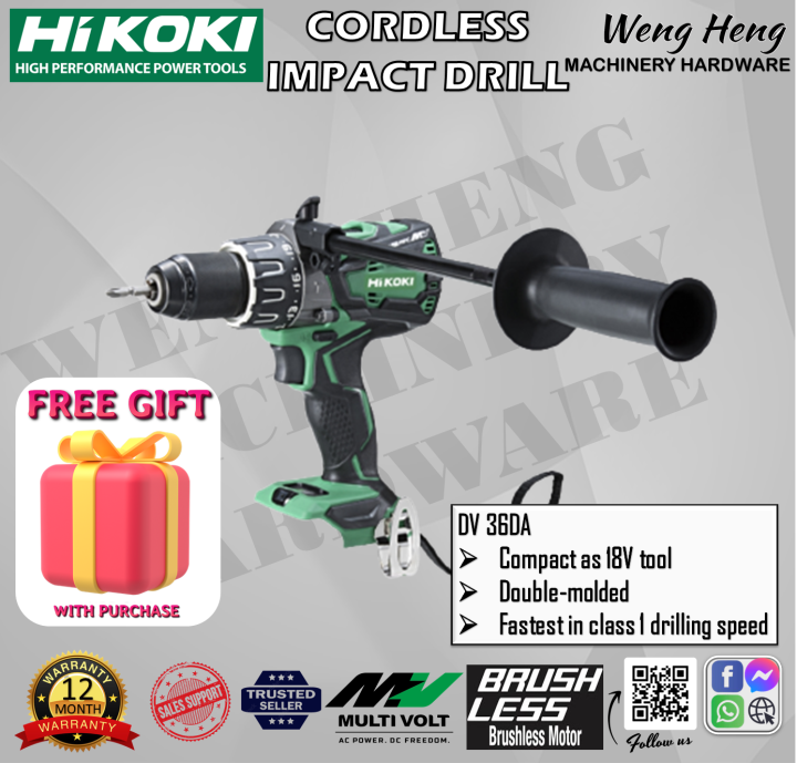 100% Genuine Hitachi/ Hikoki MULTI VOLT (36V series) Brushless Cordless ...