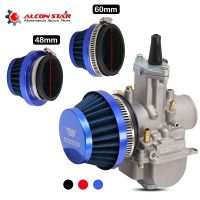 【cw】Motorcycle accessories Alconstar-48mm 55mm 60mm Motorcycle Air Filter Cleaner for Dellorto SHA Carb Carburetor 50cc 70cc 90cc 110cc ATV Dirt Pit Moped ！