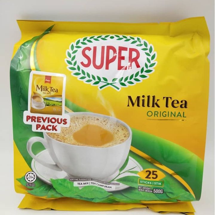 Super Milk Tea Original 2 Packs (TOTAL 50 Sticks)