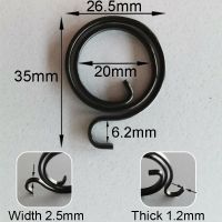 Flat coil springs for door handles 2.5 turns internal replacement return torsion springs Electrical Connectors