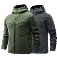 HOT★2022ฤดูหนาวใหม่กลางแจ้งยุทธวิธี Soft Shell Fleece แจ็คเก็ตผู้ชายกันลมมีฮู้ด Mens Thermal US SWAT Army Hunt เดินป่าเสื้อ4XL