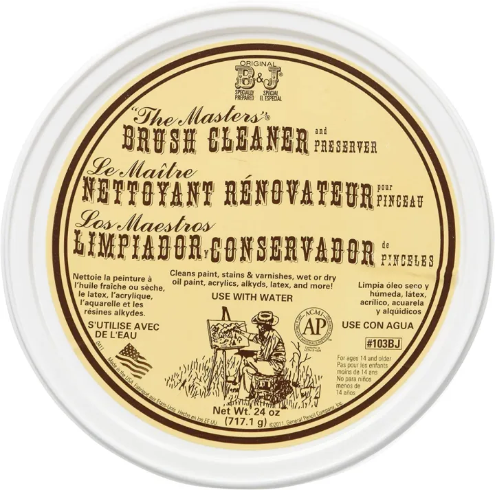 General Pencil 103BJ The Masters Brush Cleaner and Preserver Tub, 24