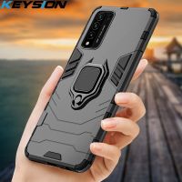 {OLI STUDIO} KEYSION เคสกันกระแทกสำหรับ Honor 10X Lite 20 10i 8X ฝาครอบโทรศัพท์สำหรับ Huawei P40 Pro Smart 2021 Y7A Y9A Y8S NOVA 8 SE P30 Lite