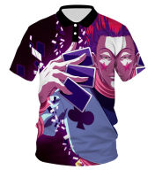 （all in stock）  HOT!!Hunter X Hunter high quality full sublimation 2022 latest style series polo shirt short sleeve.006