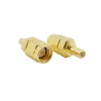 1PCS SMA Male to SMB Male Car DAB Digital Radio Aerial Antennas Connector Straight SMB Plug to SMA Plug RF Coaxial Coax Adapter Electrical Connectors