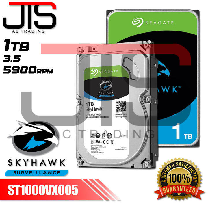 SEAGATE SKYHAWK ST1000VX005 1TB SATA HDD | Lazada PH