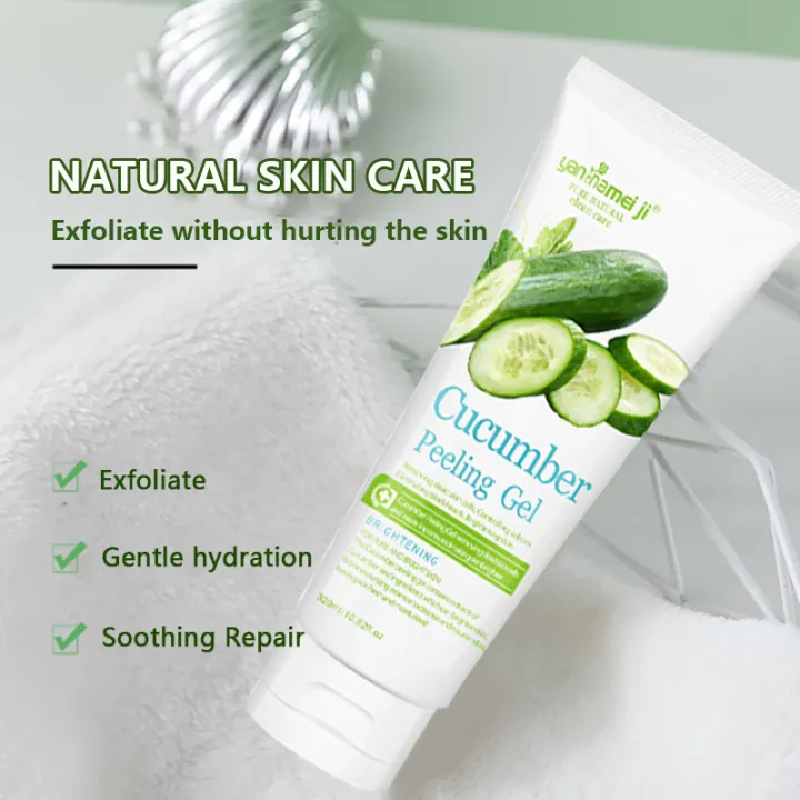 LUXU Face Exfoliating Cream Whitening Moisturizer Facial Scrub Acne